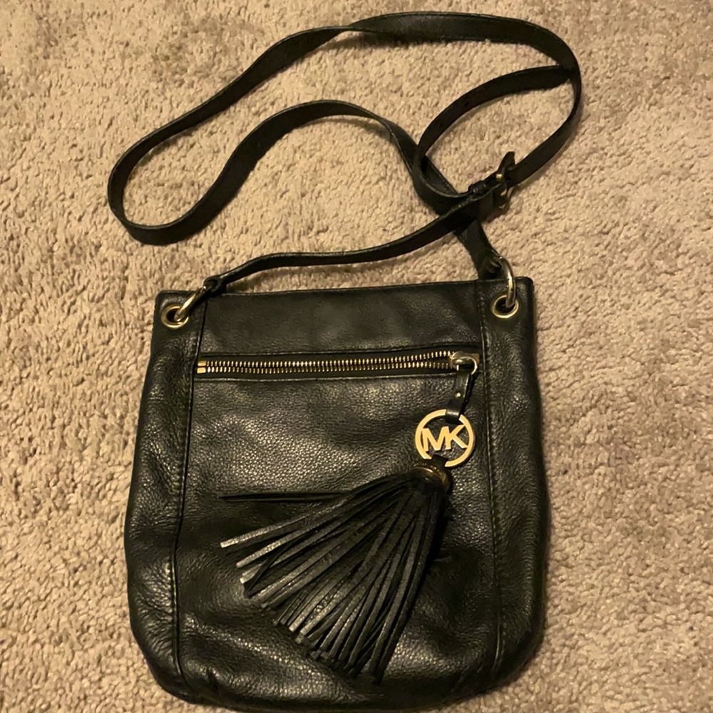 Michael Kors Black Leather Bag